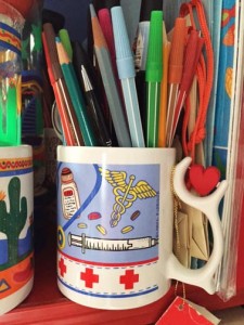 markers in a mug