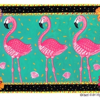 flamingo rug